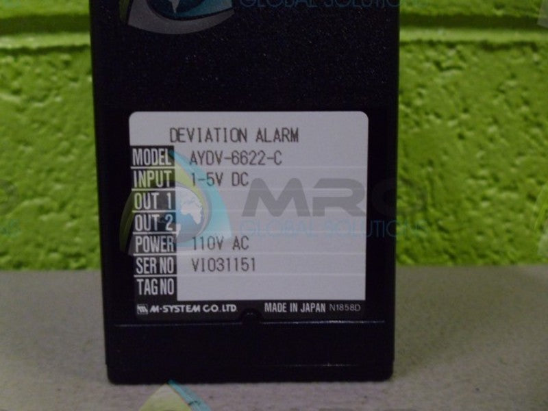 M-SYSTEM AYDV-622-C DEVIATION ALARM NSMP