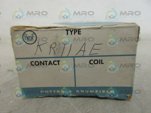 POTTER & BRUMFIELD KR-11AE-115 RELAY 115V NSMP