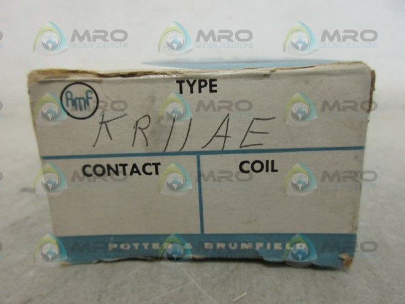 POTTER & BRUMFIELD KR-11AE-115 RELAY 115V NSMP