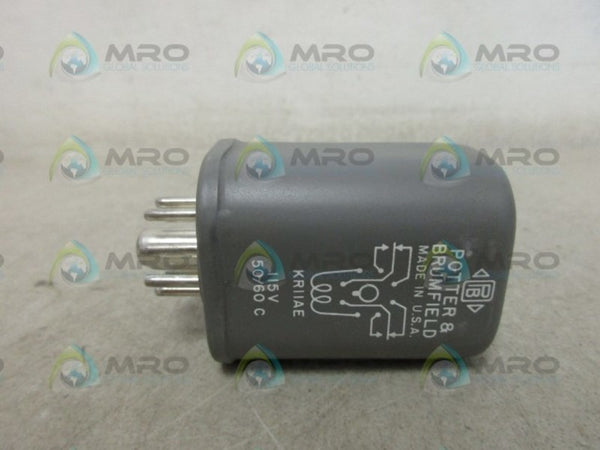 POTTER & BRUMFIELD KR-11AE-115 RELAY 115V NSMP