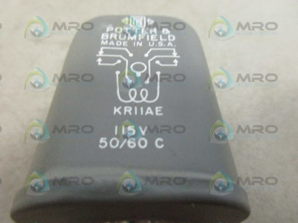POTTER & BRUMFIELD KR-11AE-115 RELAY 115V NSMP