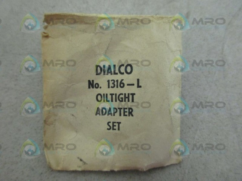 DIALCO 1316-L OILTIGHT ADAPTER NSMP