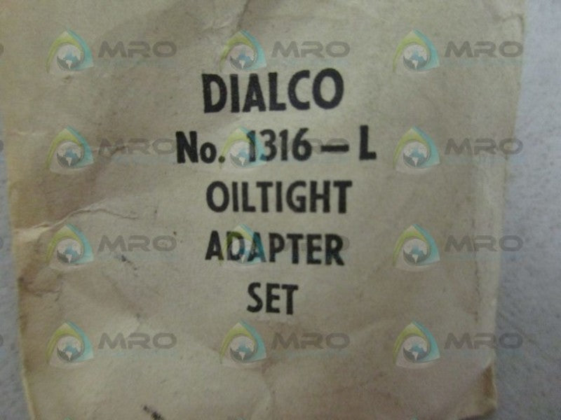 DIALCO 1316-L OILTIGHT ADAPTER NSMP