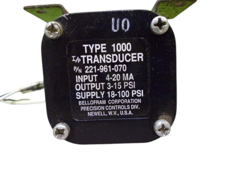BELLOFRAM 1000 TRANSDUCER UNMP