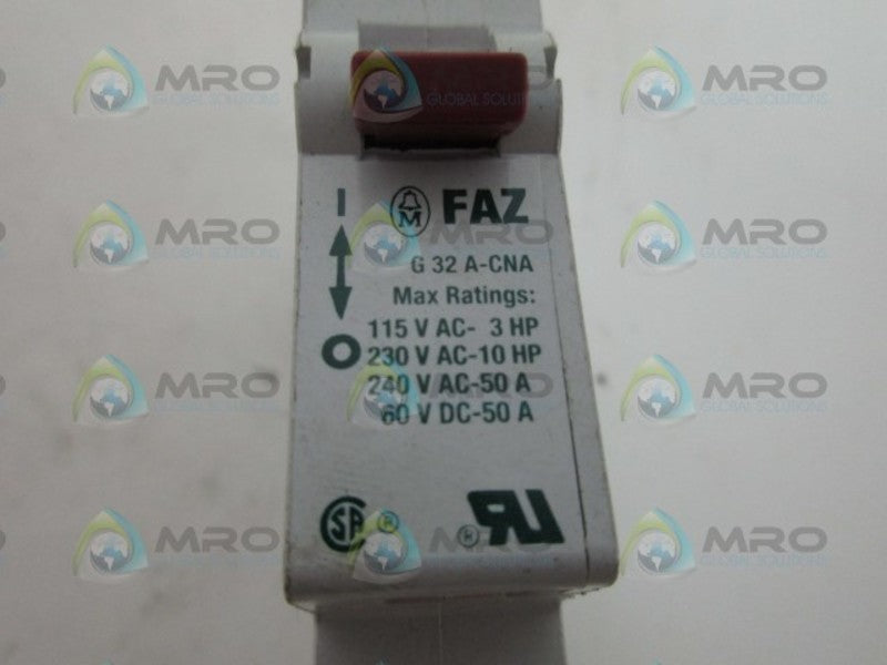 KLOCKNER MOELLER G32A-CNA CIRCUIT BREAKER UNMP