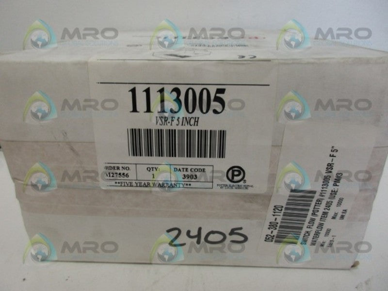 POTTER VSR-F FLOW SWITCH NSFS