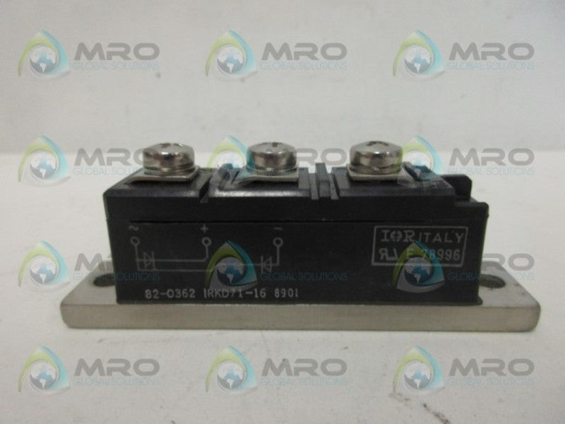 INTERNATIONAL RECTIFIER IRKD71-16 POWER BLOCK NSNP