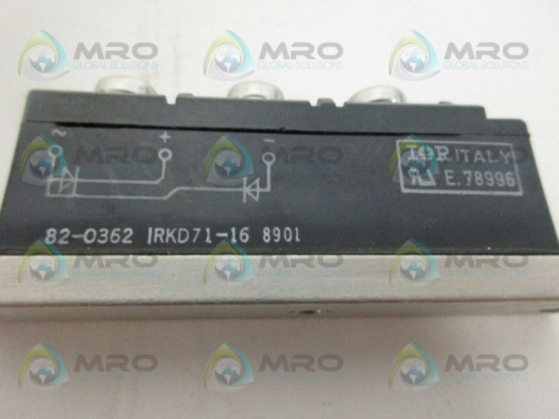 INTERNATIONAL RECTIFIER IRKD71-16 POWER BLOCK NSNP