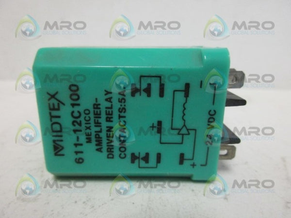 MIDTEX 611-12C-100 RELAY UNMP
