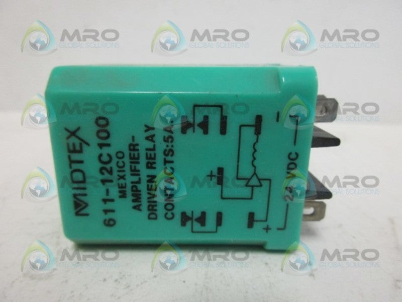 MIDTEX 611-12C-100 RELAY UNMP