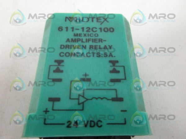 MIDTEX 611-12C-100 RELAY UNMP