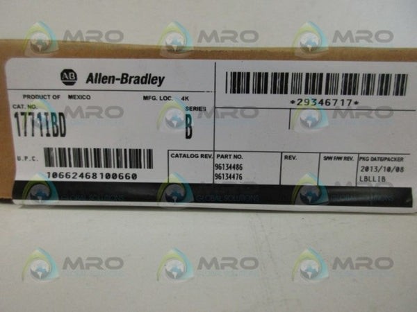 ALLEN BRADLEY 1771-IBD SER. B DATE: 2013 NSFS