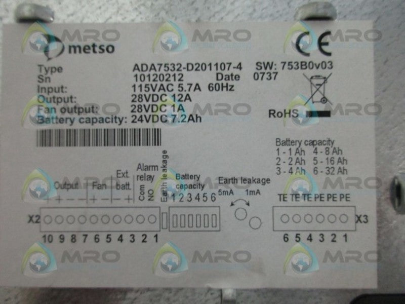 METSO FPUS2 POWER SUPPLY *NEW NO BOX*