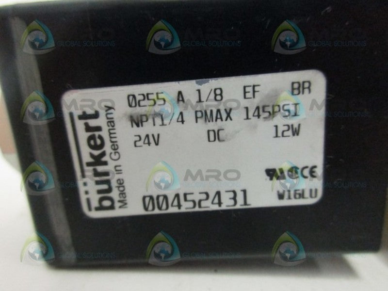 BURKERT 00452431 VALVE NSNP