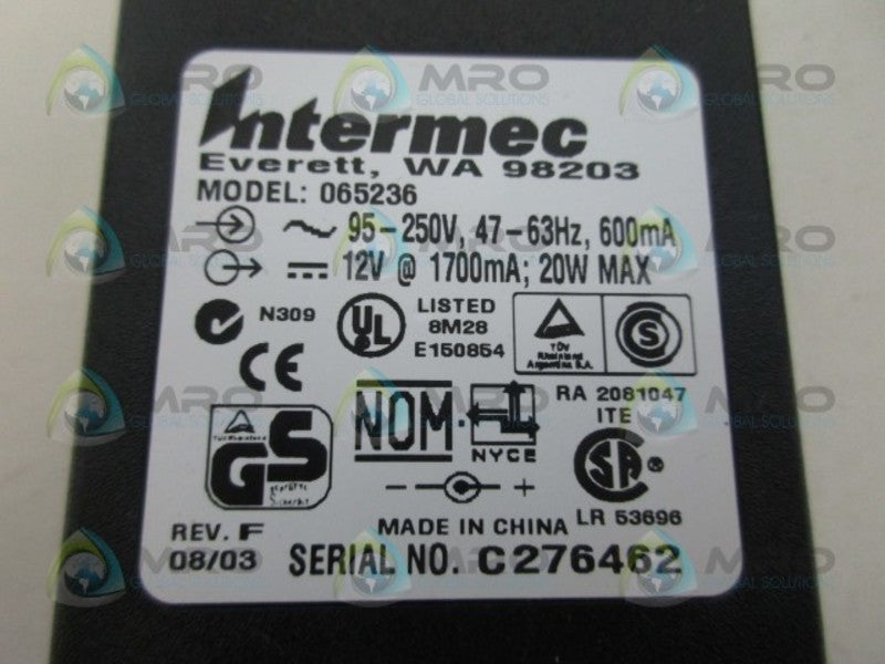 INTERMEC 065236 AC ADAPTER NSMP