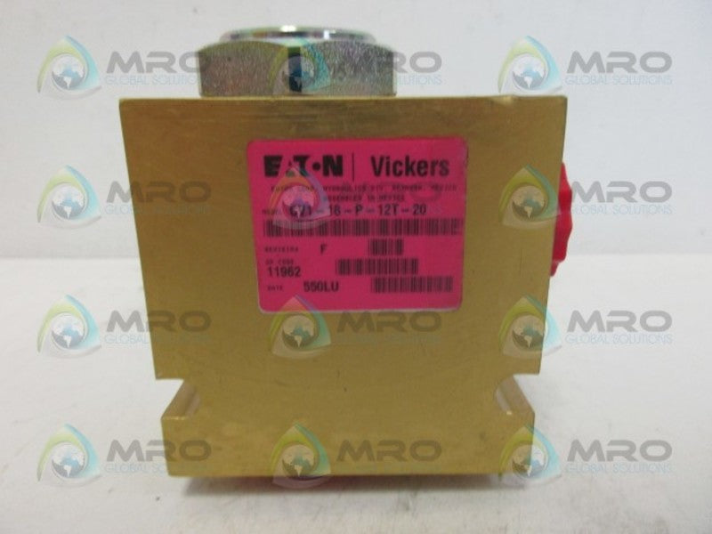 EATON VICKERS CV1-16-P-12T-20 SOLENOID VALVE NSNP