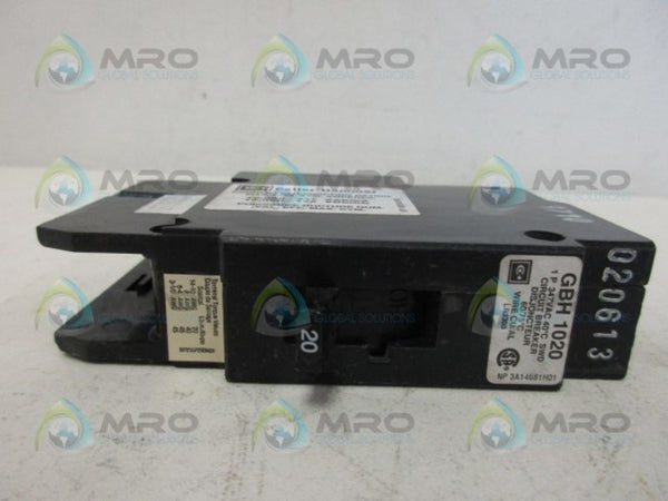 CUTLER HAMMER GBH1020 CIRCUIT BREAKER UNMP