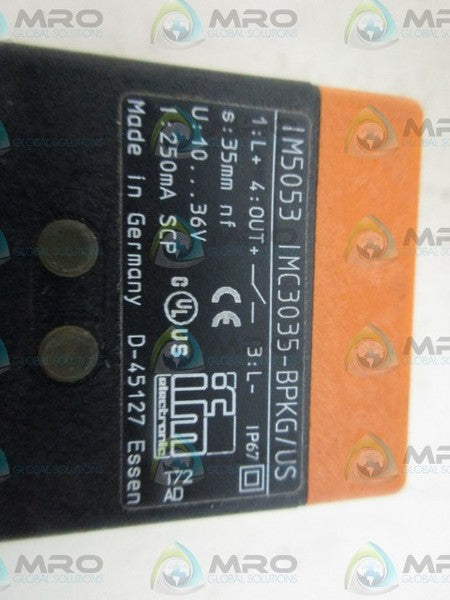 IFM EFECTOR IM5053 INDUCTIVE SENSOR NSNP