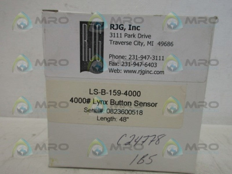 RJG INC LS-B-159-4000 BUTTON SENSOR NSMP