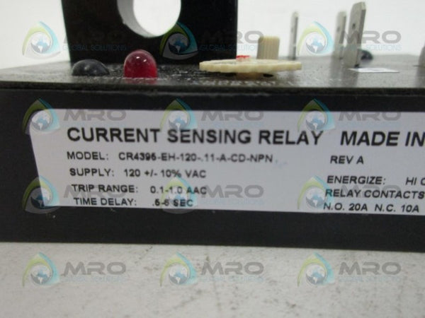 CR CR4395-EH-120-.11-A-CD-NPN SENSING RELAY NSMP