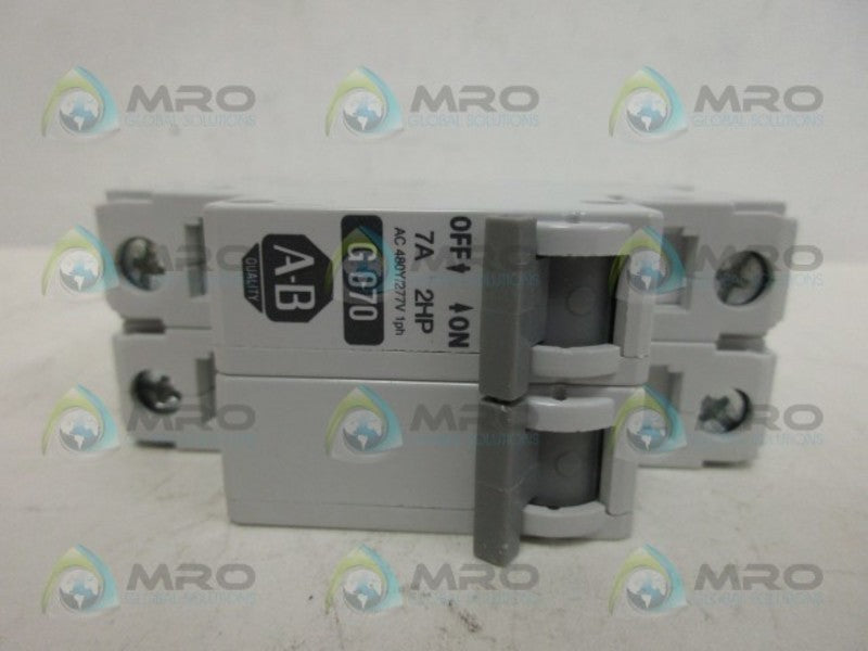 ALLEN BRADLEY 1492-CB2G070 SER. C MOTOR CONTROLLER NSMP