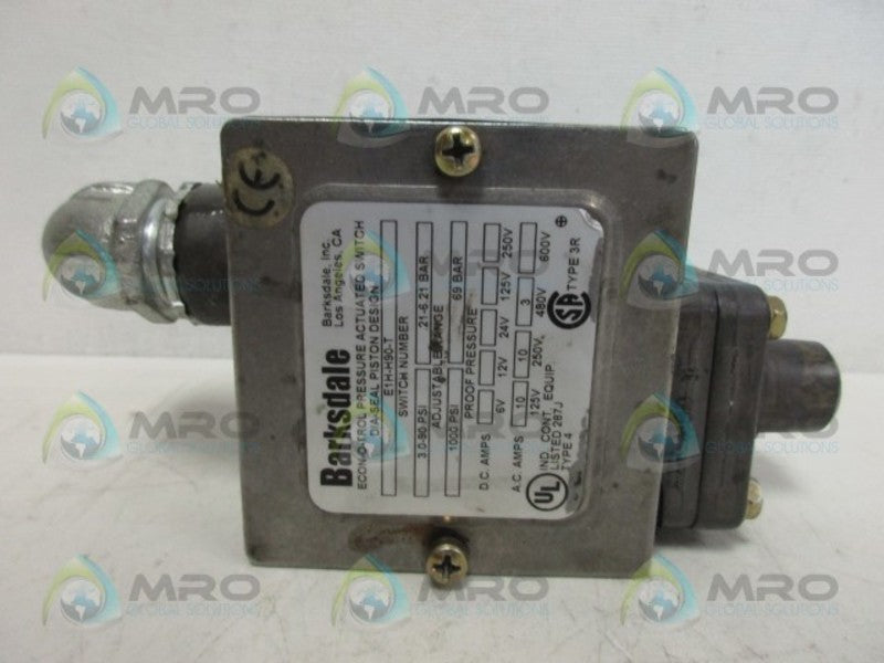 BARKSDALE E1H-H90-T ACTUATED SWITCH UNMP