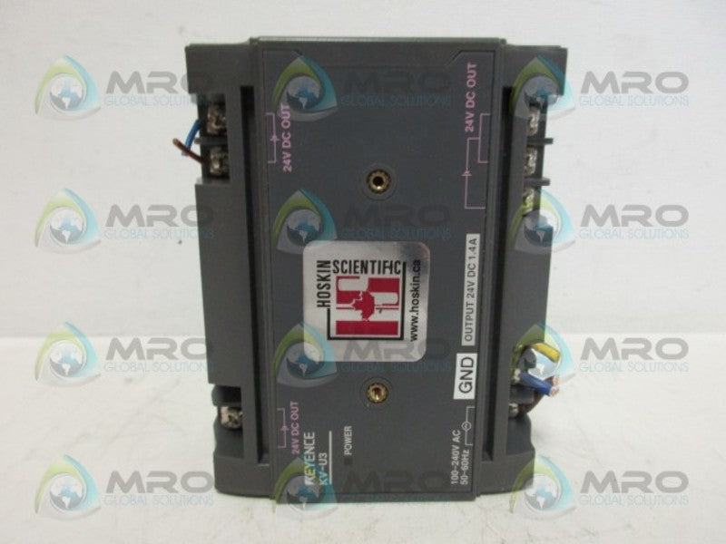 KEYENCE KV-U3 PROGRAMMABLE CONTROLLER UNMP