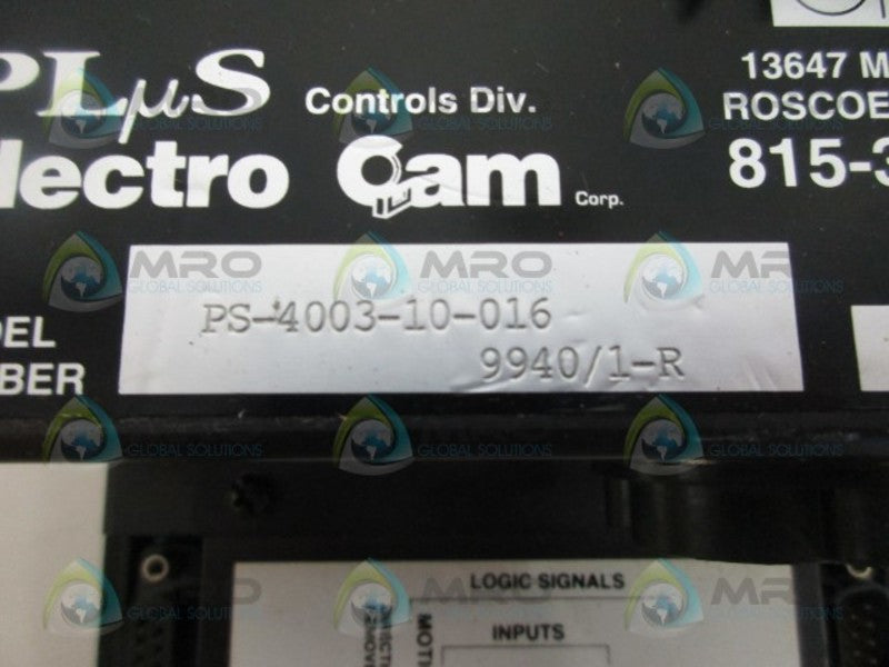 ELECTRO CAM PS-4003-10-016 PROGRAMMABLE LIMIT SWITCH UNMP