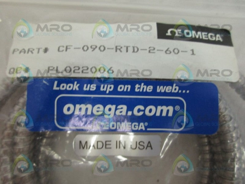 OMEGA CF-090-RTD-2-60-1 THERMOCOUPLE NSMP
