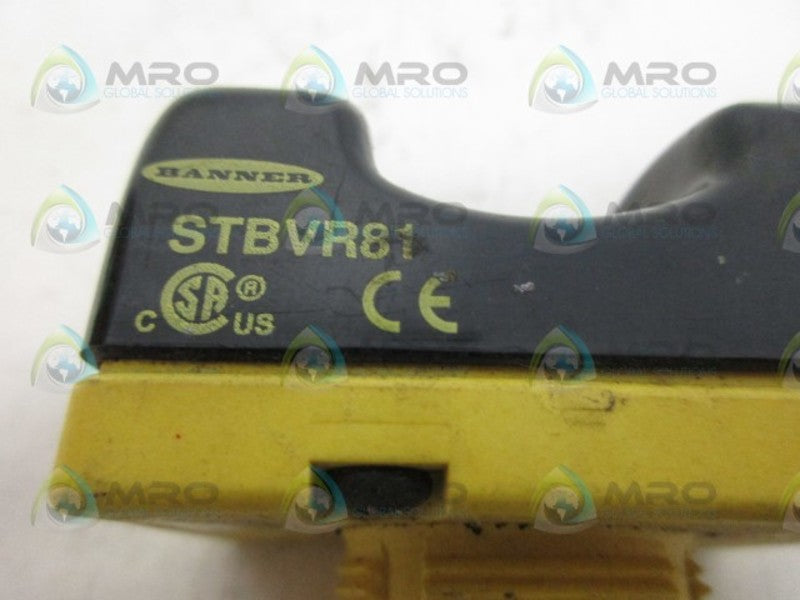 BANNER ENGINEERING STBVR81 SELF CHECK TOUCH BUTTON UNMP