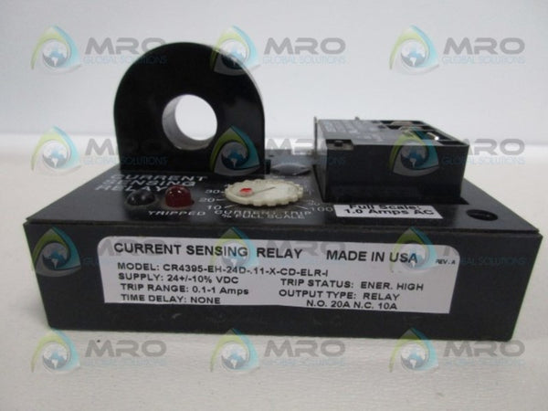 CR MAGNETICS CR4395-EH-24D-.11-X-CD-ELR-I SENSING RELAY NSNP