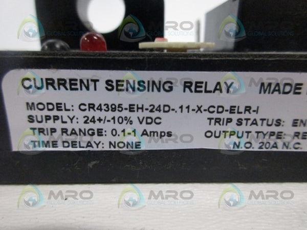 CR MAGNETICS CR4395-EH-24D-.11-X-CD-ELR-I SENSING RELAY NSNP