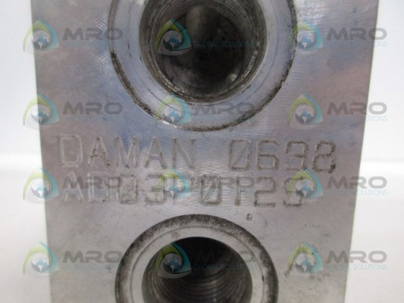 DAMAN AD03P012S MANIFOLD UNMP