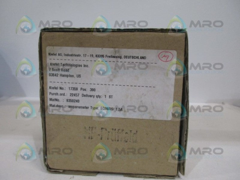 KIEFEL 1120076120 GAUGE NSMP