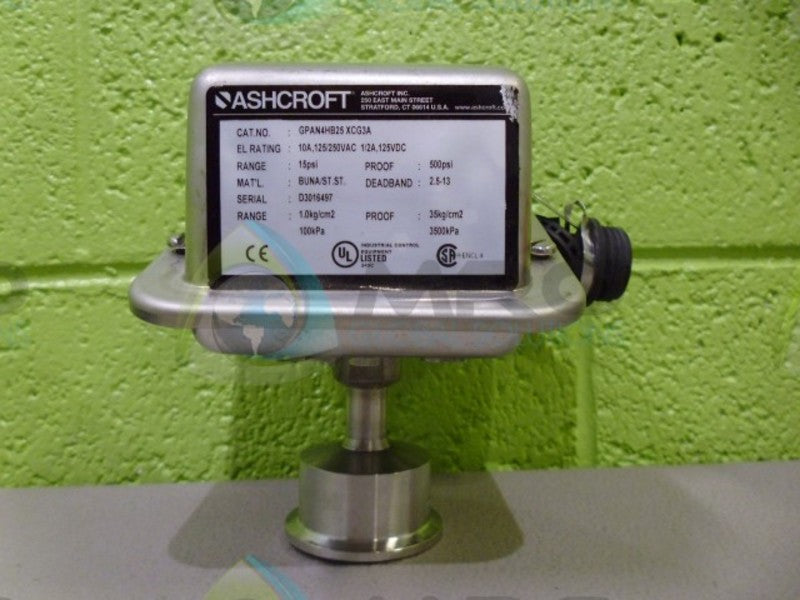 ASHCROFT D3016497 PRESSURE GAGE NSNP