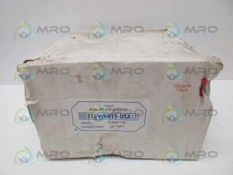 STEWARTS-USA 40S-3K-FP-MPRO GAUGE NSMP