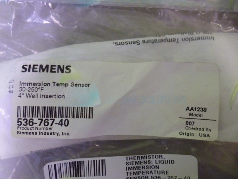 SIEMENS AA1238 SENSOR NSMP