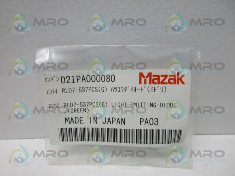 MAZAK D21PA000080 GREEN DIODE NSMP