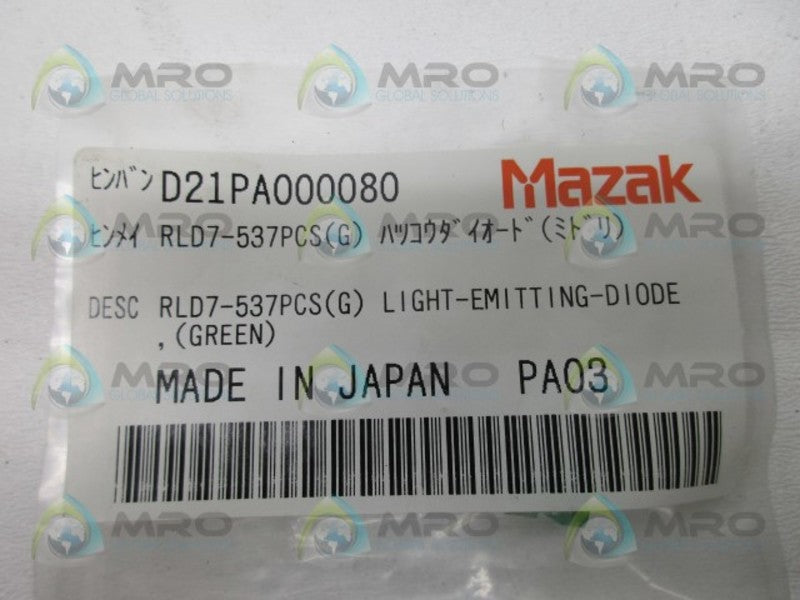 MAZAK D21PA000080 GREEN DIODE NSMP
