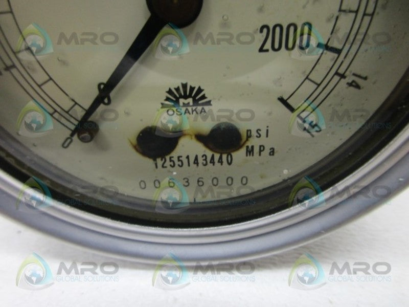 OSAKA 1255143440 GAUGE 0-15 UNMP