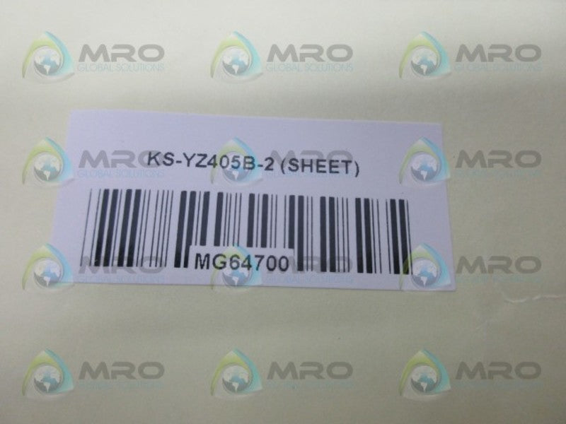 MITSUBISHI KS-YZ405B-2 STICKER NSNP
