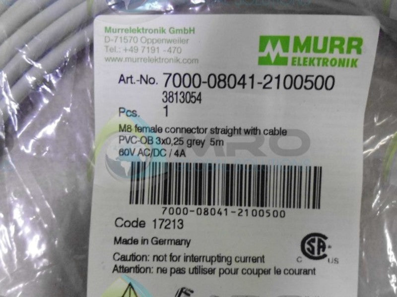 MURR ELEKTRONIK 7000-08041-2100500 NSNP