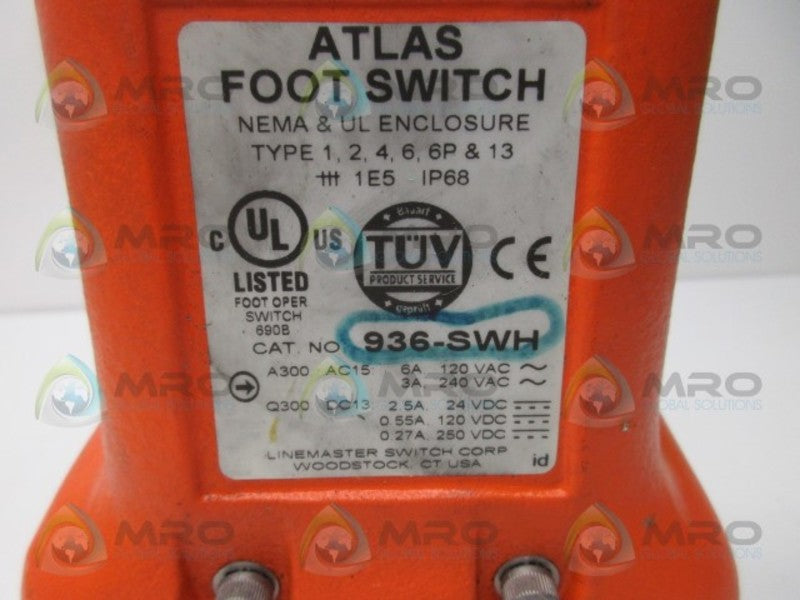 ATLAS 936-SWH FOOT SWITCH UNMP