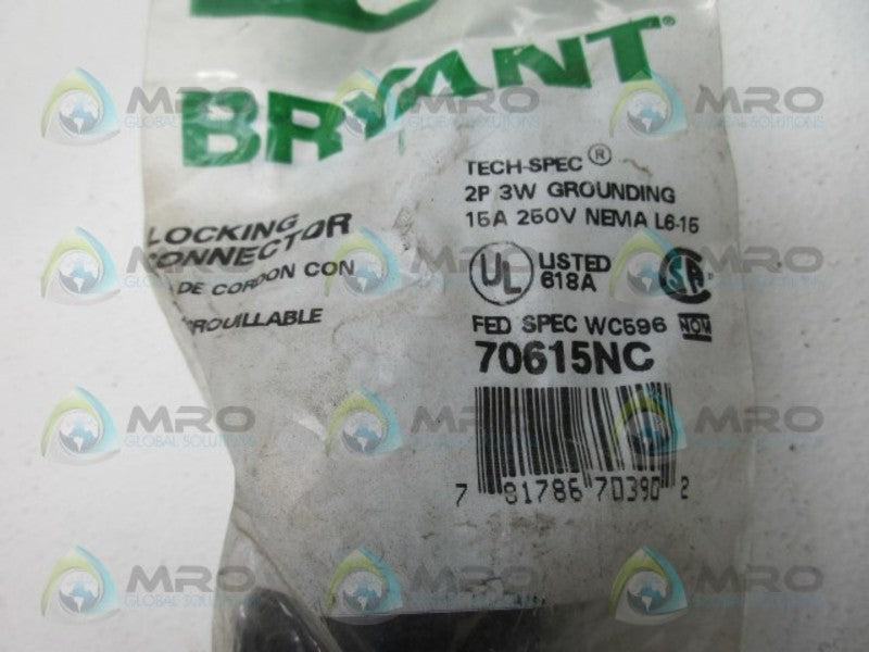 BRYANT 70615NC LOCKING CONNECTOR NSMP