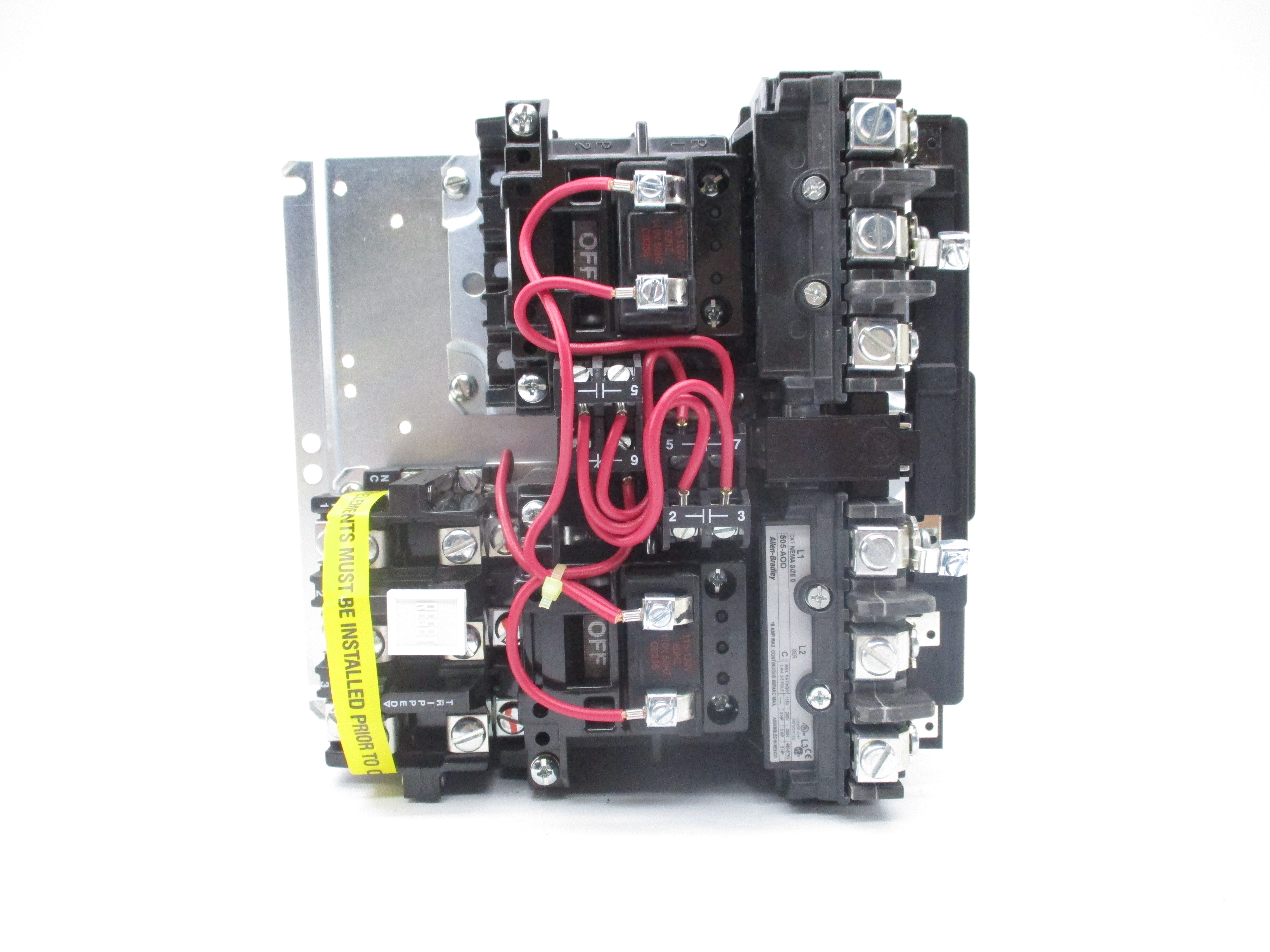 ALLEN BRADLEY 505-AOD SER. C 110/115-120V 18A (BR/WH) NSMP
