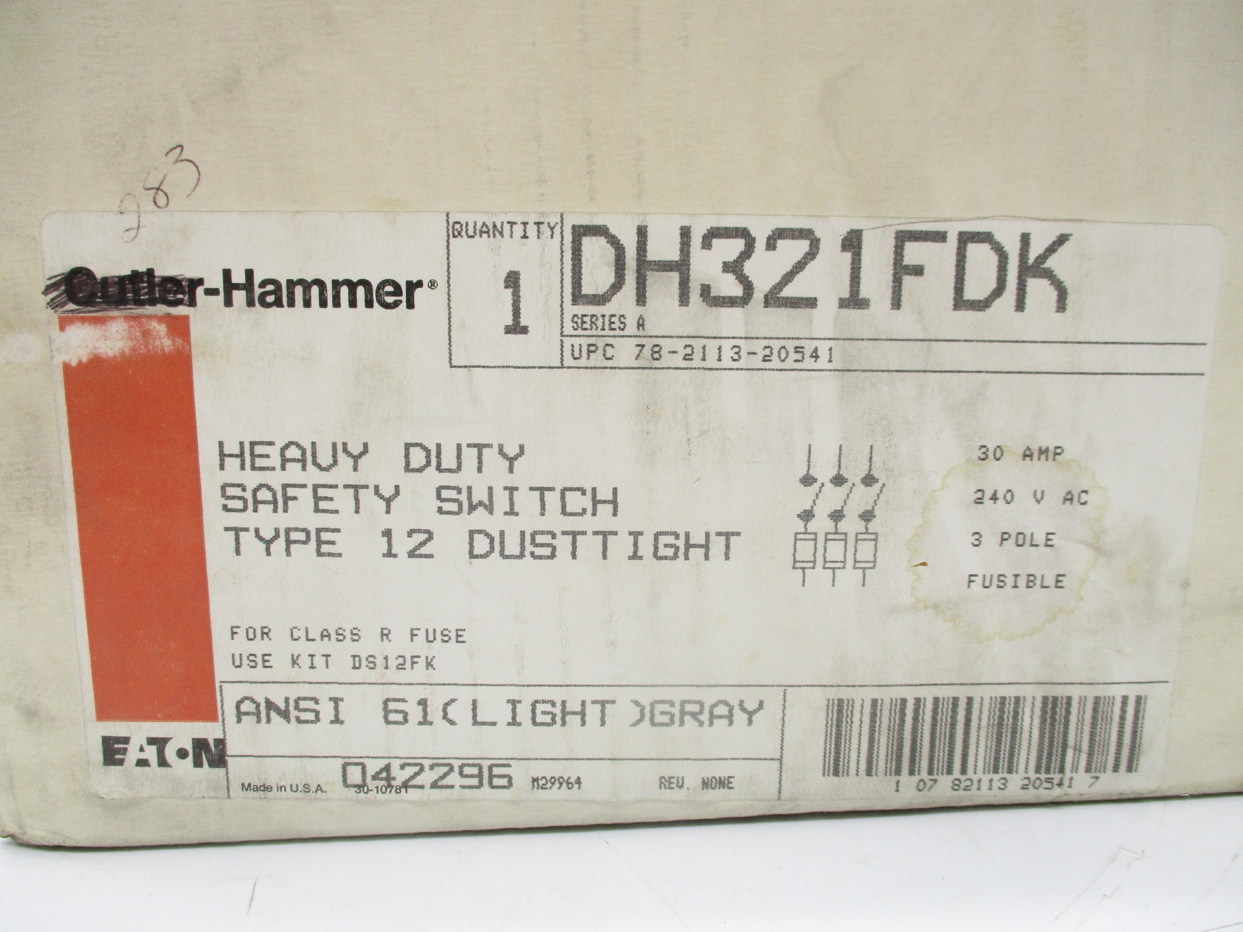 CUTLER HAMMER DH321FDK SER. A NSMP