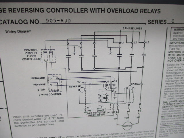 INDUSTRIAL SPARE PART 505-AJD SER. C NSNP