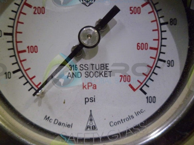 MCDANIEL 316 SS TUBE & SOCKET NSNP