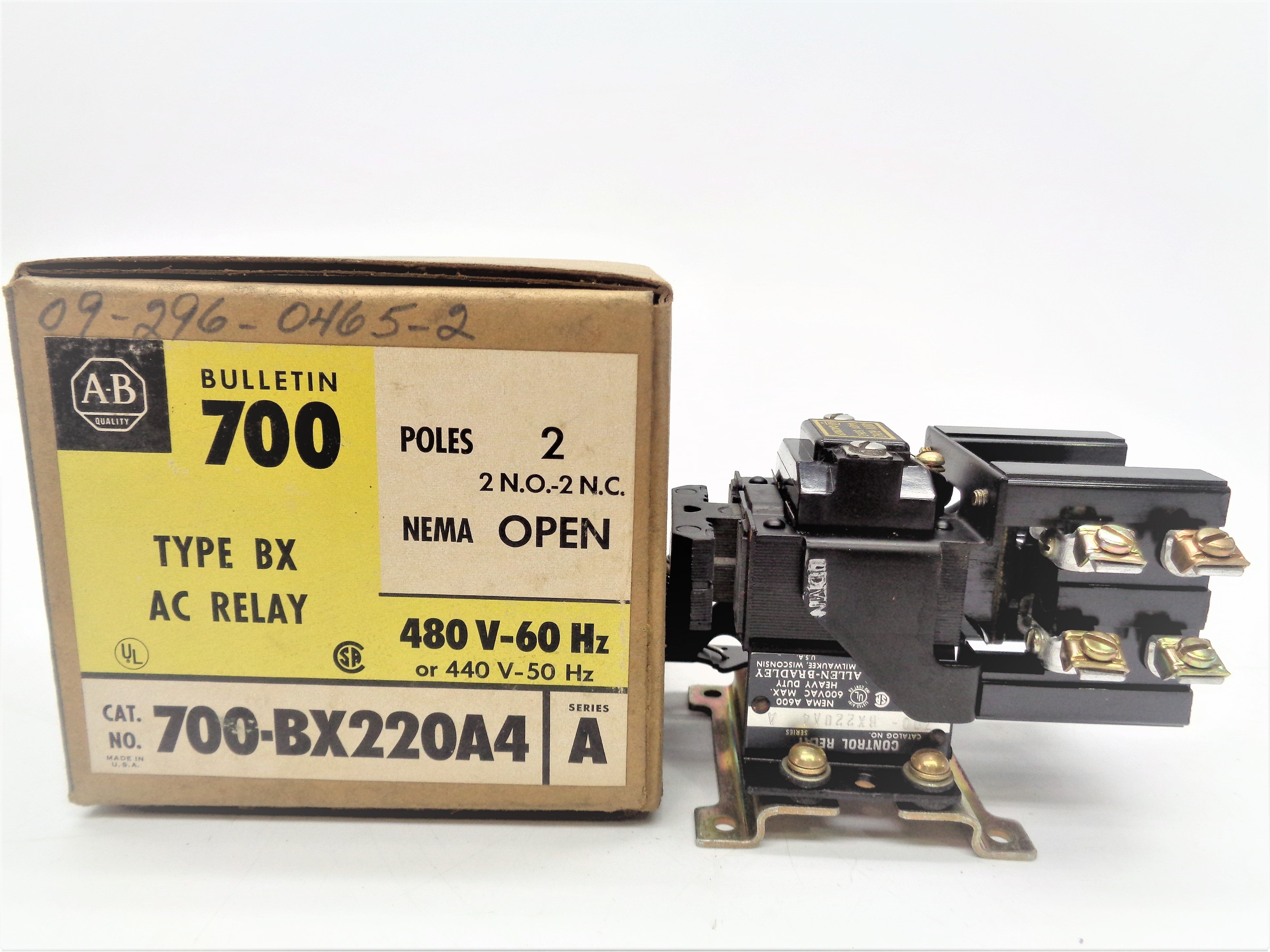 INDUSTRIAL SPARE PART 700-BX220A4 SER. A 480V (BR/YL) NSMP