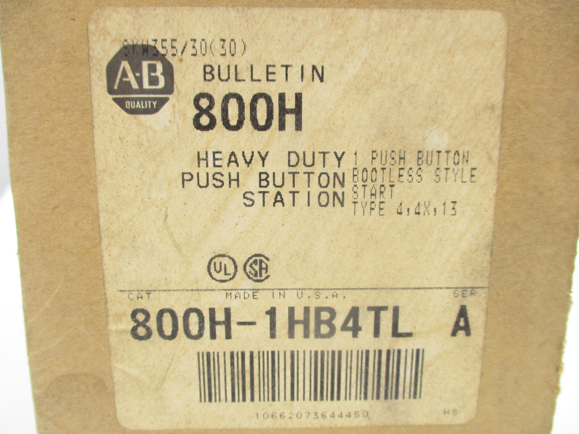 INDUSTRIAL SPARE PART 800H-1HB4TL SER. A (BR/WH) NSMP
